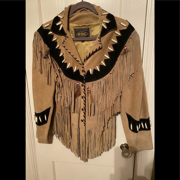 Suede fringed jacket - Picture 1 of 5